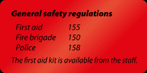 General safety regulations
